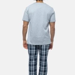 Schiesser Pyjama Mix (Set, 2 Tlg) Schlafanzug - Baumwolle - Kurzarm-Shirt Mit V-Ausschnitt -Zimmerli Geschäft 003bd95e 369b 5a6e 94f4 f654aeb45dd6 scaled