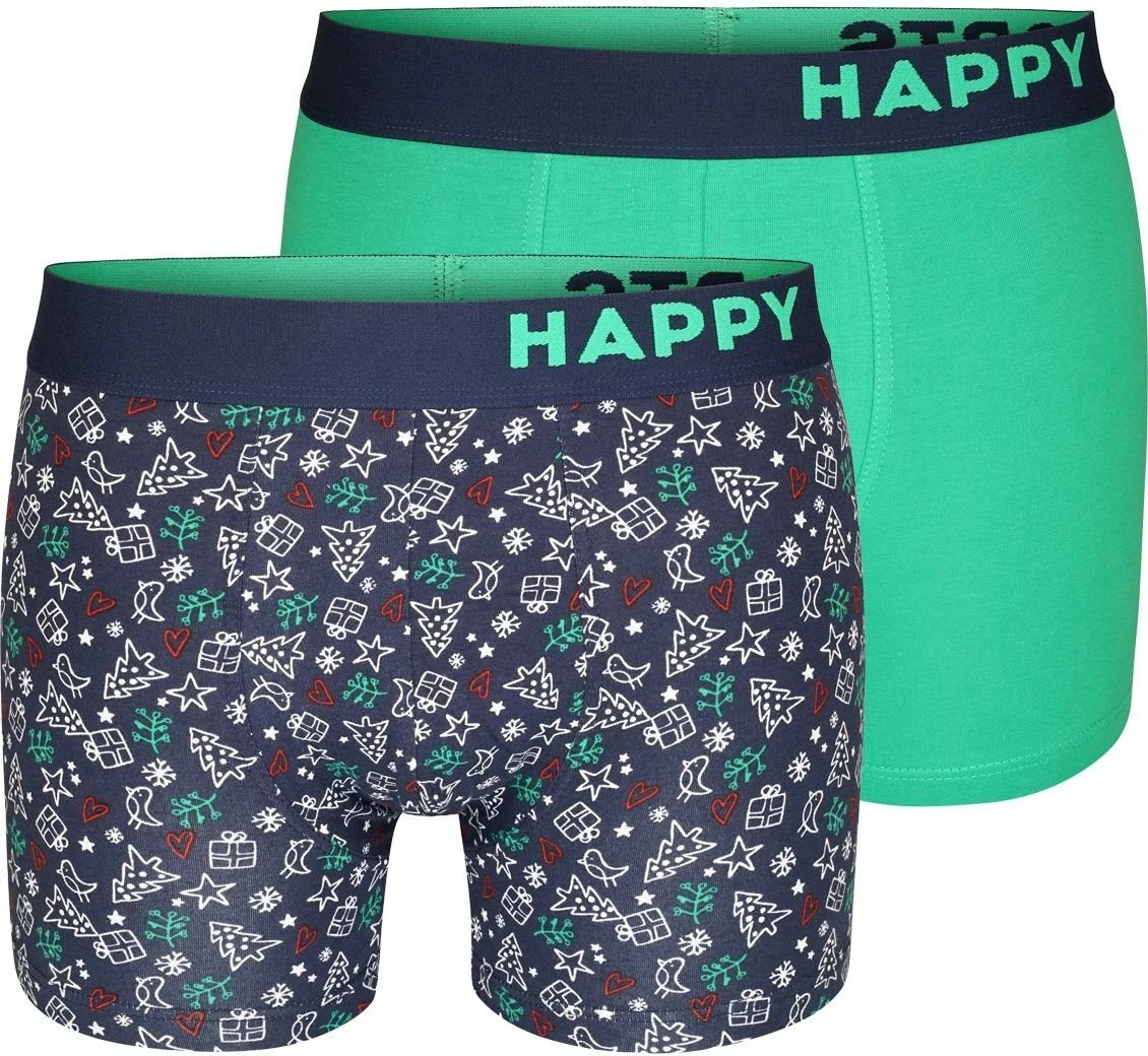 HAPPY SHORTS Trunk 2-Pack Trunks Christmas 3 HAPPY SHORTS Trunk 2-Pack Trunks Christmas