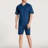 CALIDA Pyjama Calida Kurz-Pyjama Dunkelblau 40567 (1 Stück) Aus Reiner Baumwolle Single Jersey -Zimmerli Geschäft 02d9d162 1e6a 441f 80f1 cb7264c11251