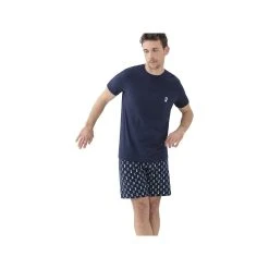 Mey Pyjama Blau (1 Tlg) -Zimmerli Geschäft 047f3554 b3bc 5178 8836 72864b5bfd07