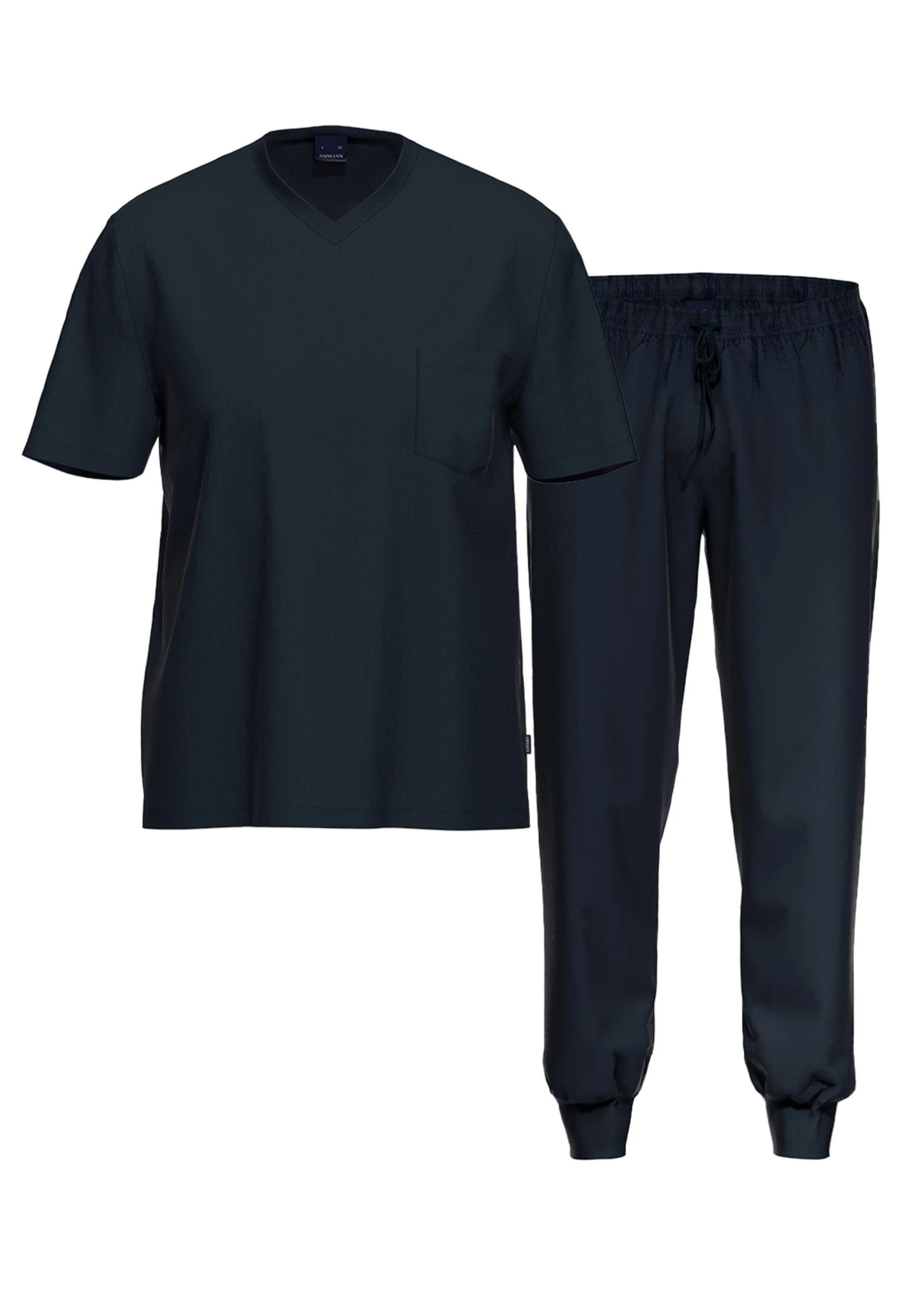 Ammann Pyjama Organic Cotton (Set, 2 Tlg) Schlafanzug - Baumwolle - Aus 100% Bio Baumwolle 4 Ammann Pyjama Organic Cotton (Set, 2 Tlg) Schlafanzug - Baumwolle - Aus 100% Bio Baumwolle – Bild 2