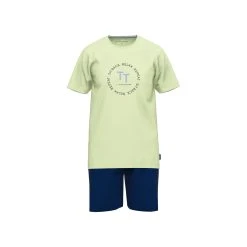 TOM TAILOR Shorty TOM TAILOR Herren Shorty Grün Motivprint (1 Tlg)