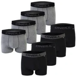 O'Neill Boxershorts Men Boxer O'Neill Plain Multipack (8-St) Mit Logo Webbund