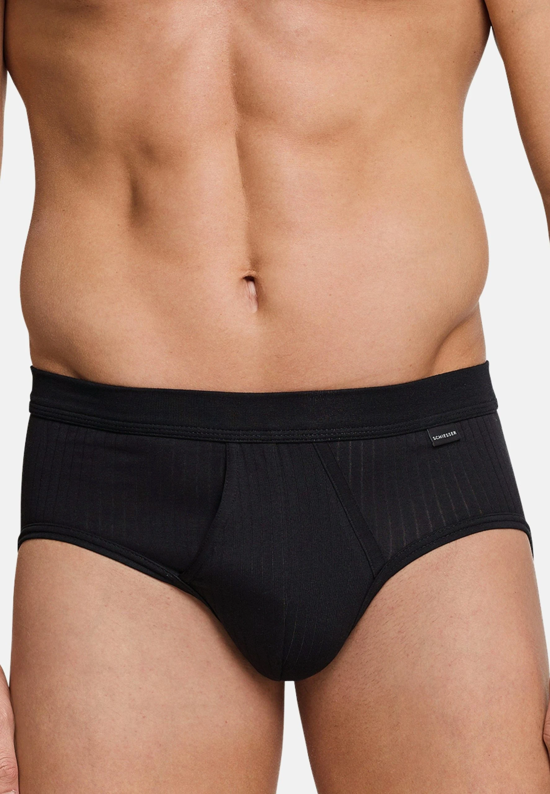 Schiesser Slip 2er Pack Cotton Essentials Authentic (Spar-Set, 2-St) Slip / Unterhose - Baumwolle - Mit Eingriff - Flexibel Und Formstabil 4 Schiesser Slip 2er Pack Cotton Essentials Authentic (Spar-Set, 2-St) Slip / Unterhose - Baumwolle - Mit Eingriff - Flexibel Und Formstabil – Bild 2