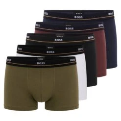 BOSS Boxer Herren Trunks, 5er Pack - Unterwäsche, Shorts