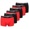 CECEBA Boxershorts CECEBA Herren Pants Rot Uni 6er Pack (6-St)