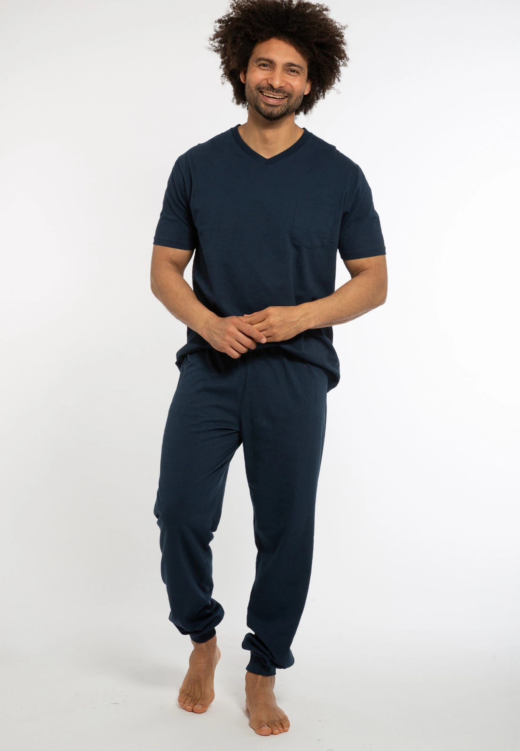 Ammann Pyjama Organic Cotton (Set, 2 Tlg) Schlafanzug - Baumwolle - Aus 100% Bio Baumwolle 7 Ammann Pyjama Organic Cotton (Set, 2 Tlg) Schlafanzug - Baumwolle - Aus 100% Bio Baumwolle – Bild 5