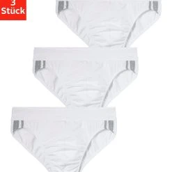 Schiesser Slip (Packung, 3-St) Mit Kontrast-Paspeln
