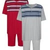 G GREGORY Schlafanzug Shortys Im 2er-Pack (4 Tlg) In Zeitlosem Streifen-Dessin
