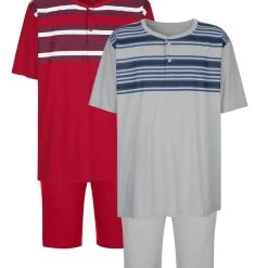 G GREGORY Schlafanzug Shortys Im 2er-Pack (4 Tlg) In Zeitlosem Streifen-Dessin