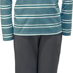 Hajo Pyjama Herren-Schlafanzug Single-Jersey Streifen