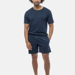 Schiesser Pyjama Mix (Set, 2 Tlg) Schlafanzug - Baumwolle - Kurzarm-Shirt Mit Rundhals-Ausschnitt -Zimmerli Geschäft 17d682b7 e561 53a6 a34e df7876c91e36 scaled