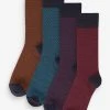 Next Kurzsocken Strukturierte Socken, 4er-Pack (4-Paar)