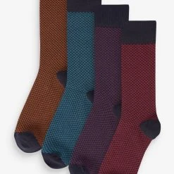 Next Kurzsocken Strukturierte Socken, 4er-Pack (4-Paar)