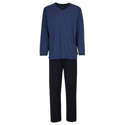 CECEBA Pyjama Traveller (2 Tlg., Set, 2-teilig) Bügelfrei, Temperaturausgleichend - Ideal Für Die Reise- Da Platzsparend Im Koffer
