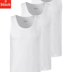 BOSS Unterhemd Tank Top 3P CO (Packung, 3-St)