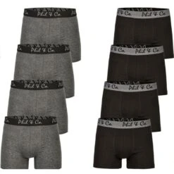 Phil & Co. Trunk PHIL & Co Berlin 8er Pack Herren Boxershorts Pants Trunk Unterhosen Jersey S - 4XL Schwarz Anthrazit Grau (1-St) -Zimmerli Geschäft 1c33f98b 6ae6 5b72 8aa6 3368b4e39e68