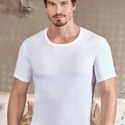 Berrak Collection Unterhemd Kurzarm Rundhals Herren Jersey Business Shirt, Slim Fit Weiß, BS1024 -Zimmerli Geschäft 1e9e751b b690 46bc a6e9 f279e7fcc266