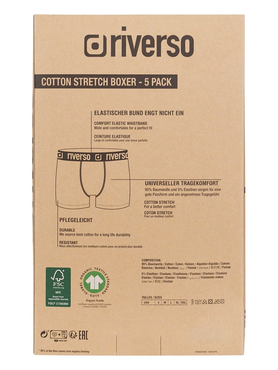 Riverso Boxershorts RIVHarry (5-St) Mit Stretch 9 Riverso Boxershorts RIVHarry (5-St) Mit Stretch – Bild 7