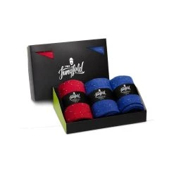 Von Jungfeld Kurzsocken 3er Pack Herren Socken, Geschenkbox