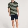 CALIDA Pyjama Calida Herren Kurzpyjama Grün (1 Stück, 1 Tlg., 1 Stück) -Zimmerli Geschäft 22b550be 5d5b 5279 bb38 38efdf08e53f