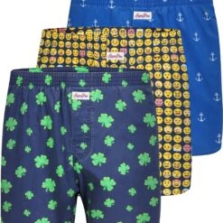 Sugar Pine Boxer 3-Pack Vintage Colour Mix