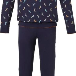 Pastunette Pyjama Herren Schlafanzug Mit Bündchen (2 Tlg) Baumwolle