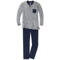 CECEBA Pyjama Übergrößen Melangeoptik Navy Pyjama Von Ceceba (2 Tlg)