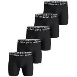 Björn Borg Boxershorts Performance Boxer 5er Pack Herren (5-St)