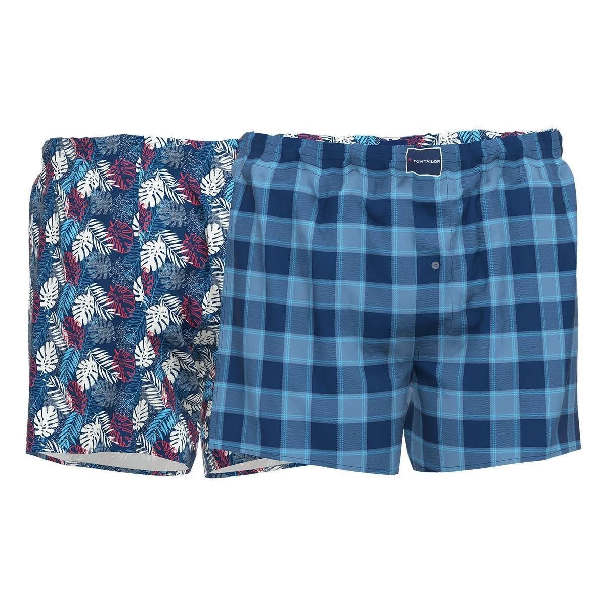 TOM TAILOR Boxershorts Herren Web-Boxershorts, 2er Pack - Baumwolle 4 TOM TAILOR Boxershorts Herren Web-Boxershorts, 2er Pack - Baumwolle – Bild 2