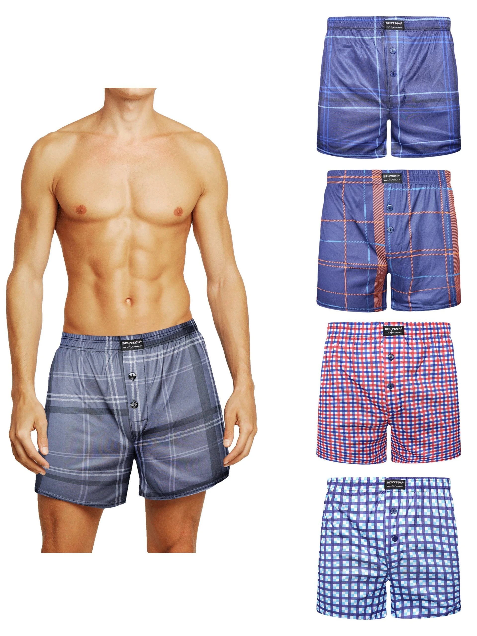 TEXEMP Webboxer 5er-10er Pack Herren Webboxer Boxershorts Baumwolle Unterwäsche (Spar-Pack, 5-St) Atmungsaktiv & Hautfreundlich 2 TEXEMP Webboxer 5er-10er Pack Herren Webboxer Boxershorts Baumwolle Unterwäsche (Spar-Pack, 5-St) Atmungsaktiv & Hautfreundlich