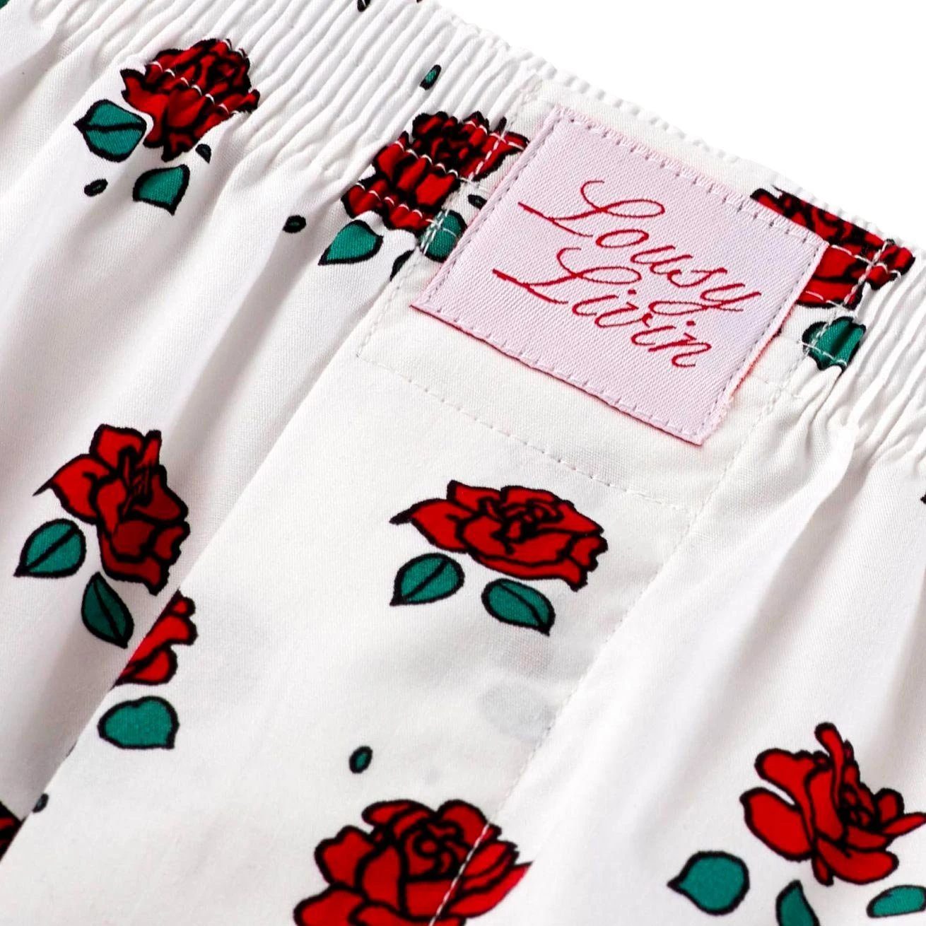 Lousy Livin Boxershorts Roses - White Allover Pattern 4 Lousy Livin Boxershorts Roses - White Allover Pattern – Bild 2