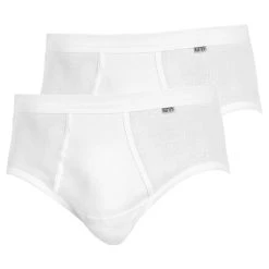 KUMPF Slip 2er Sparpack Herren Slip Feinripp (Spar-Set, 2-St) Mit Eingriff