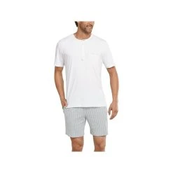 Schiesser Pyjama Offwhite (1 Tlg)