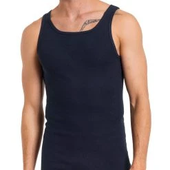 KUMPF Achselhemd Herren Unterhemd 2er Pack Bio Cotton (Packung, 2-St) Hohe Markenqualität