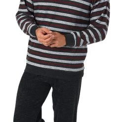 Normann Pyjama Eleganter Herren Frottee Pyjama Schlafanzug Lang Mit Bündchen – Auch In Übergrössen 61505