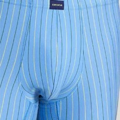 CECEBA Langer Boxer CECEBA Herren Long-Pants Blau Längsgestreift 2er P (2-St) -Zimmerli Geschäft 3ca75572 e70c 57f0 91e8 ab36d294e75e