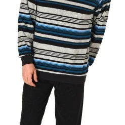 Normann Pyjama Herren Frottee Schlafanzug Langarm Mit Bündchen In Gestreifter Optik - Auch In Übergrößen -Zimmerli Geschäft 3fe228cd 66b3 5585 968d cc269b107dc3 scaled
