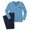 ADAMO Pyjama Große Größen Schlafanzug Hellblau V-Ausschnitt Adamo (2 Tlg) 2 ADAMO Pyjama Große Größen Schlafanzug Hellblau V-Ausschnitt Adamo (2 Tlg) -Zimmerli Geschäft 44e48b82 1cdb 5c5d ade4 a074438110c9