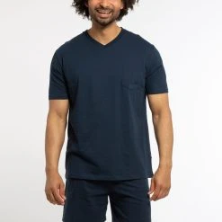 Ammann Pyjama Organic Cotton (Set, 2 Tlg) Schlafanzug Kurzarm - Baumwolle - Aus 100% Bio Baumwolle