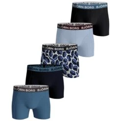 Björn Borg Boxershorts Cotton Stretch Boxer 5er Pack Herren (5-St)