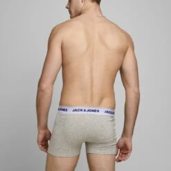 Jack & Jones Boxershorts JACSUPER TWIST TRUNKS 3 PACK NOOS - 12168863 (3-St) 3623 In Grau-Blau-Türkis -Zimmerli Geschäft 470216f3 db50 575e bbee afcdc8e9d52c