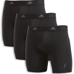 Adidas Sportswear Retro Boxer Active Micro Flex Eco (Spar-Set, 3-St) Long Short / Pant - Ohne Eingriff - Weiche Nahtverarbeitung