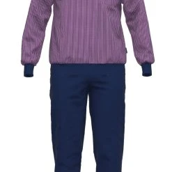 GÖTZBURG Schlafanzug Herren Schlafanzug Lang (2 Tlg) Baumwolle