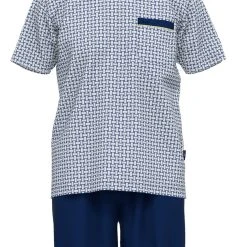 GÖTZBURG Pyjama Götzburg Herren Schlafanzug Kurz (2 Tlg) Baumwolle