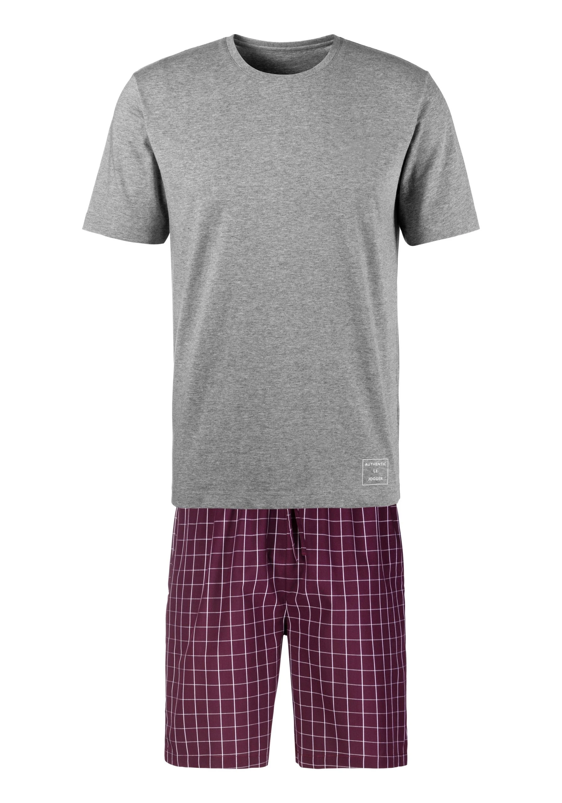 AUTHENTIC LE JOGGER Shorty (2 Tlg., 1 Stück) Mit Karierter Webhose 3 AUTHENTIC LE JOGGER Shorty (2 Tlg., 1 Stück) Mit Karierter Webhose