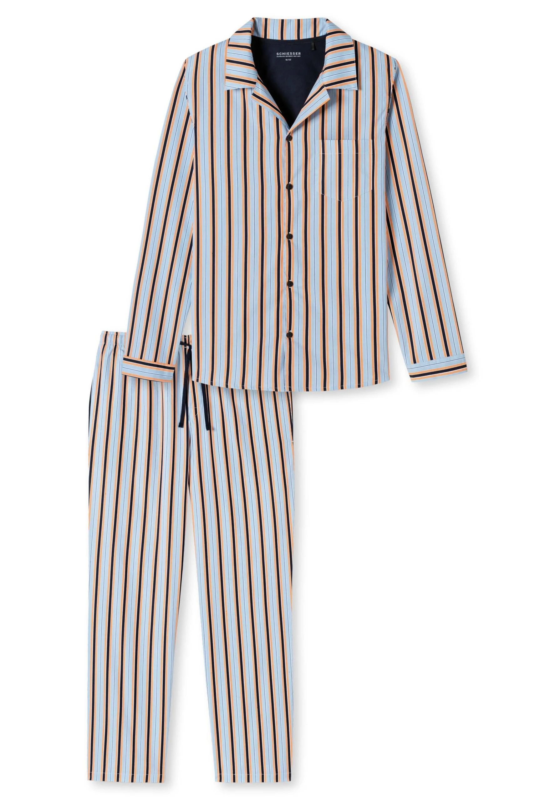 Schiesser Pyjama Fashion Nightwear (Set, 2 Tlg) Pyjama - Baumwolle - 4 Schiesser Pyjama Fashion Nightwear (Set, 2 Tlg) Pyjama - Baumwolle - – Bild 2