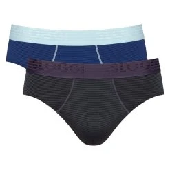 Sloggi Slip 2er Pack Ever Cool (Spar-Set, 2-St) Slip - Baumwolle - Ohne Eingriff - Unterhosen Mit Kühl-Effekt