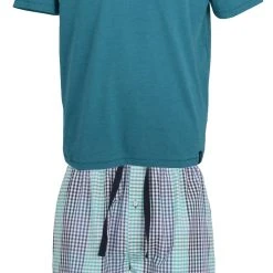 TOM TAILOR Schlafanzug Herren Schlafanzug (2 Tlg) Baumwolle