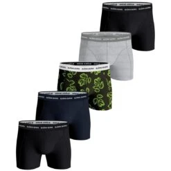 Björn Borg Boxershorts Cotton Stretch Boxer 5er Pack Herren (5-St)